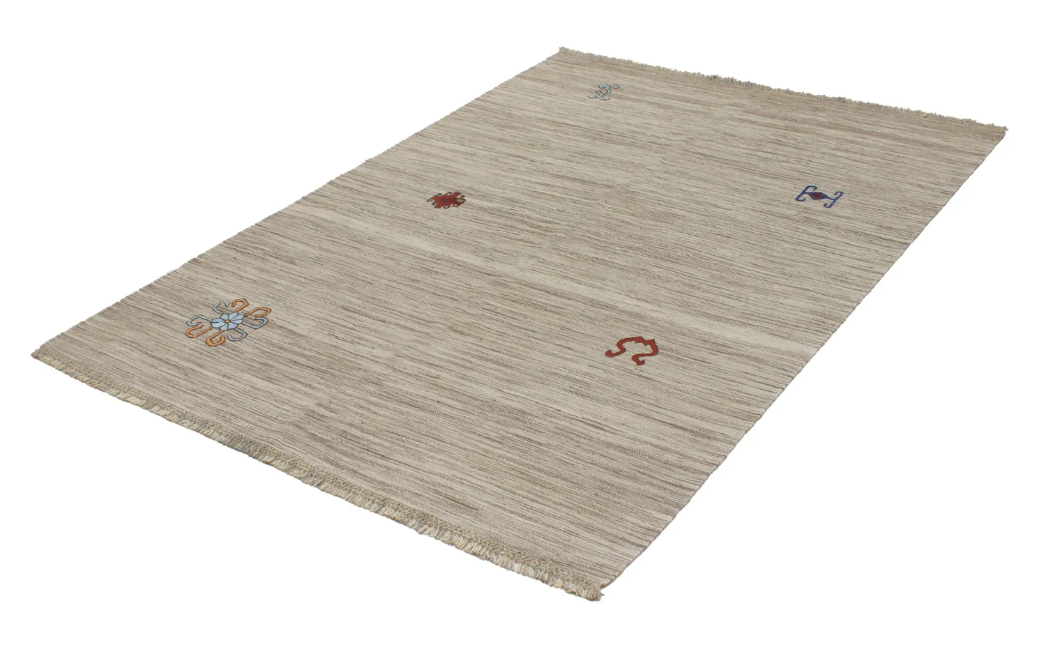 Orientalsk Teppe - Modern Kelim Hand Woven - 157 x 227 cm