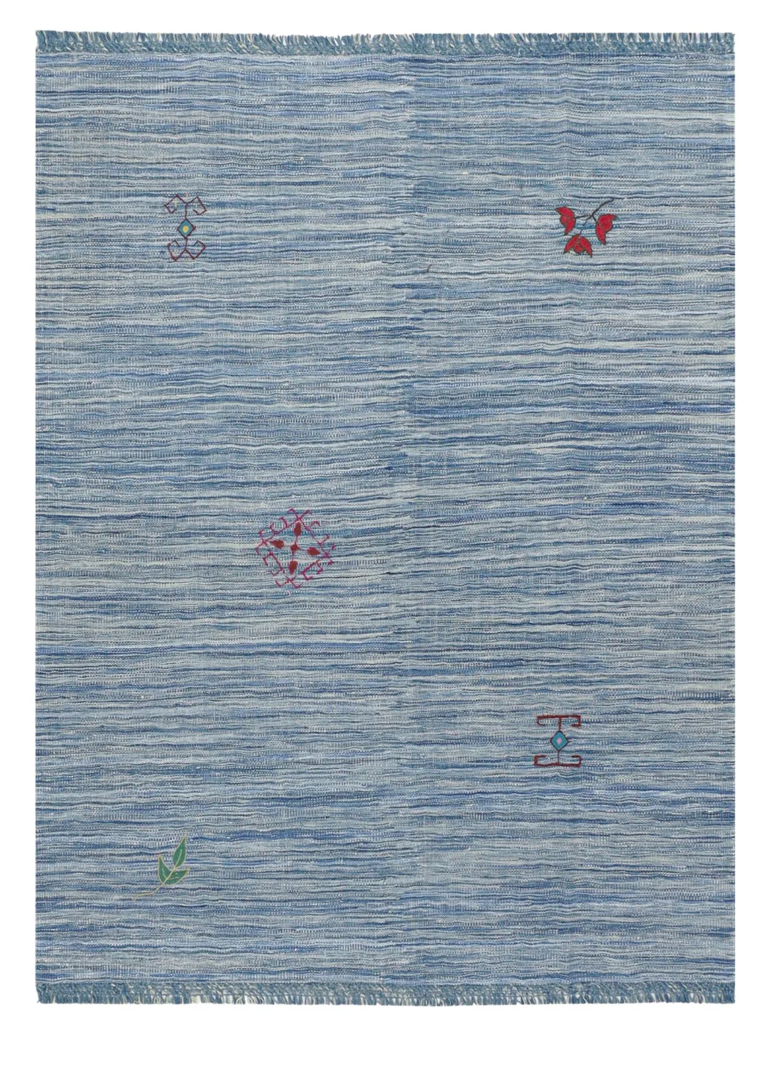 Orientalsk Teppe - Modern Kelim Hand Woven - 155 x 203 cm