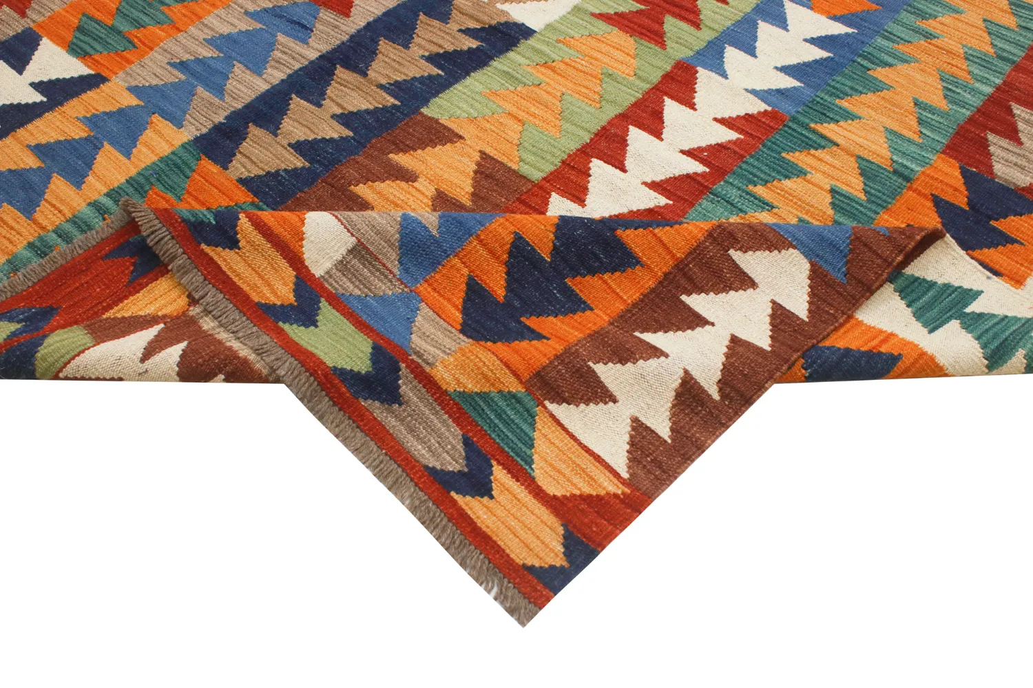 Orientalsk Teppe - Hazara Kelim Hand Woven - 194 x 299 cm