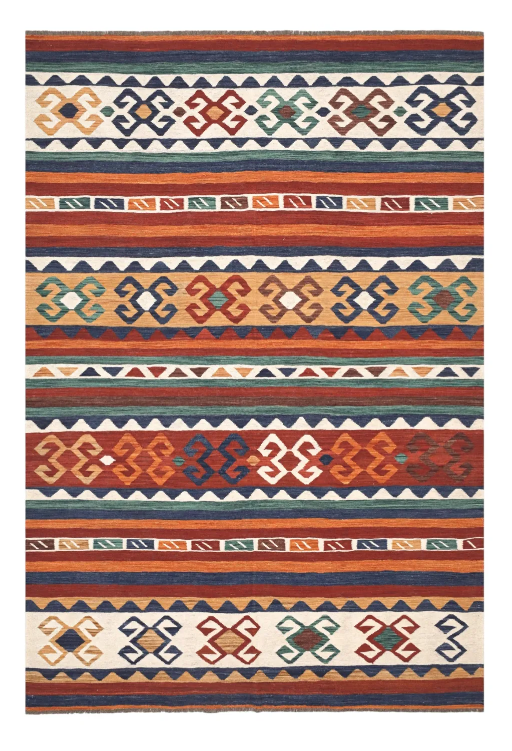 Orientalsk Teppe - Hazara Kelim Hand Woven - 205 x 287 cm