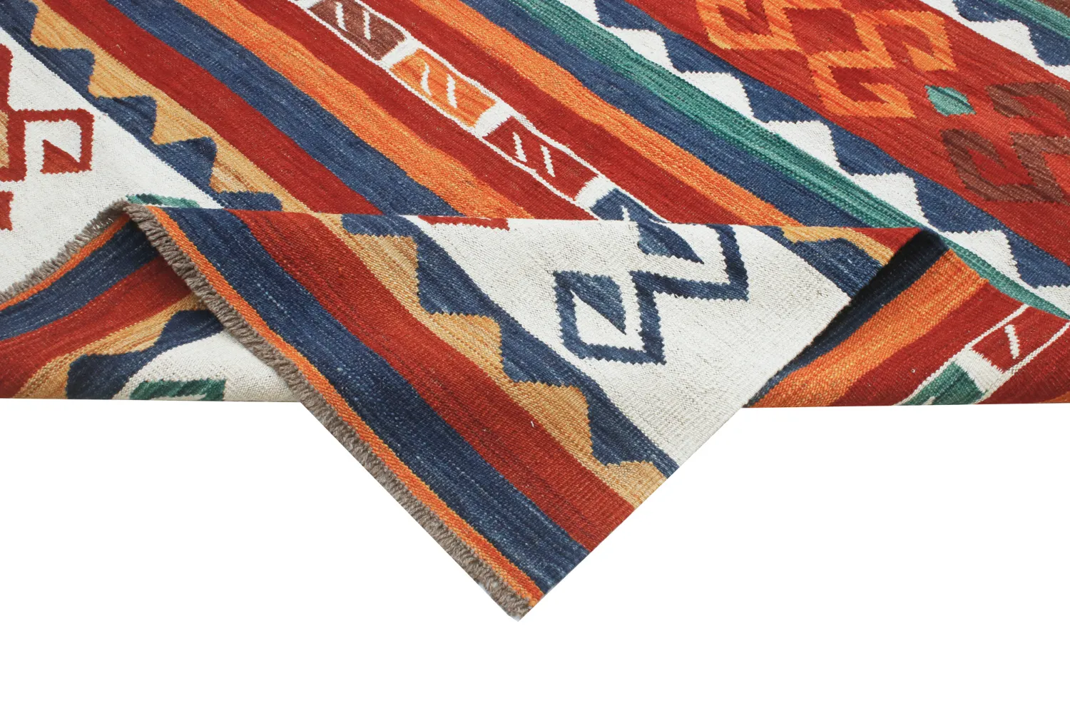 Orientalsk Teppe - Hazara Kelim Hand Woven - 205 x 287 cm