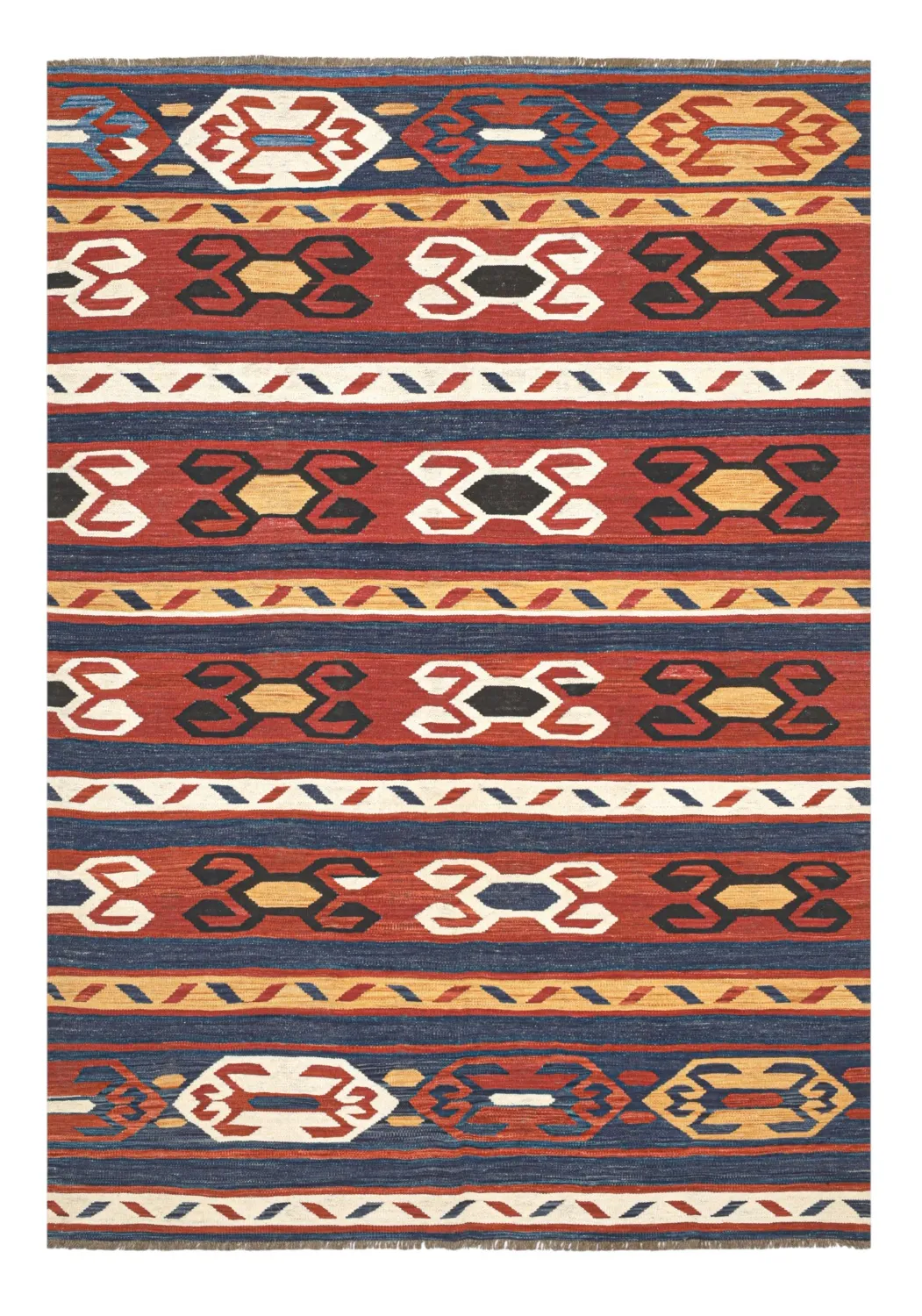 Orientalsk Teppe - Hazara Kelim Hand Woven - 198 x 289 cm