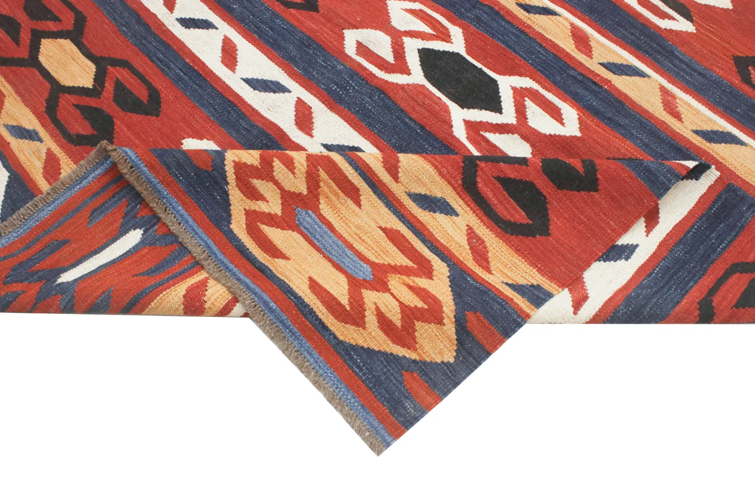 Orientalsk Teppe - Hazara Kelim Hand Woven - 198 x 289 cm