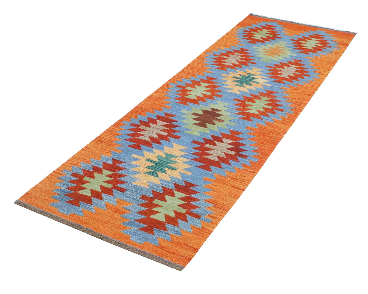 Orientalsk Teppe - Hazara Kelim Hand Woven - 81 x 241 cm