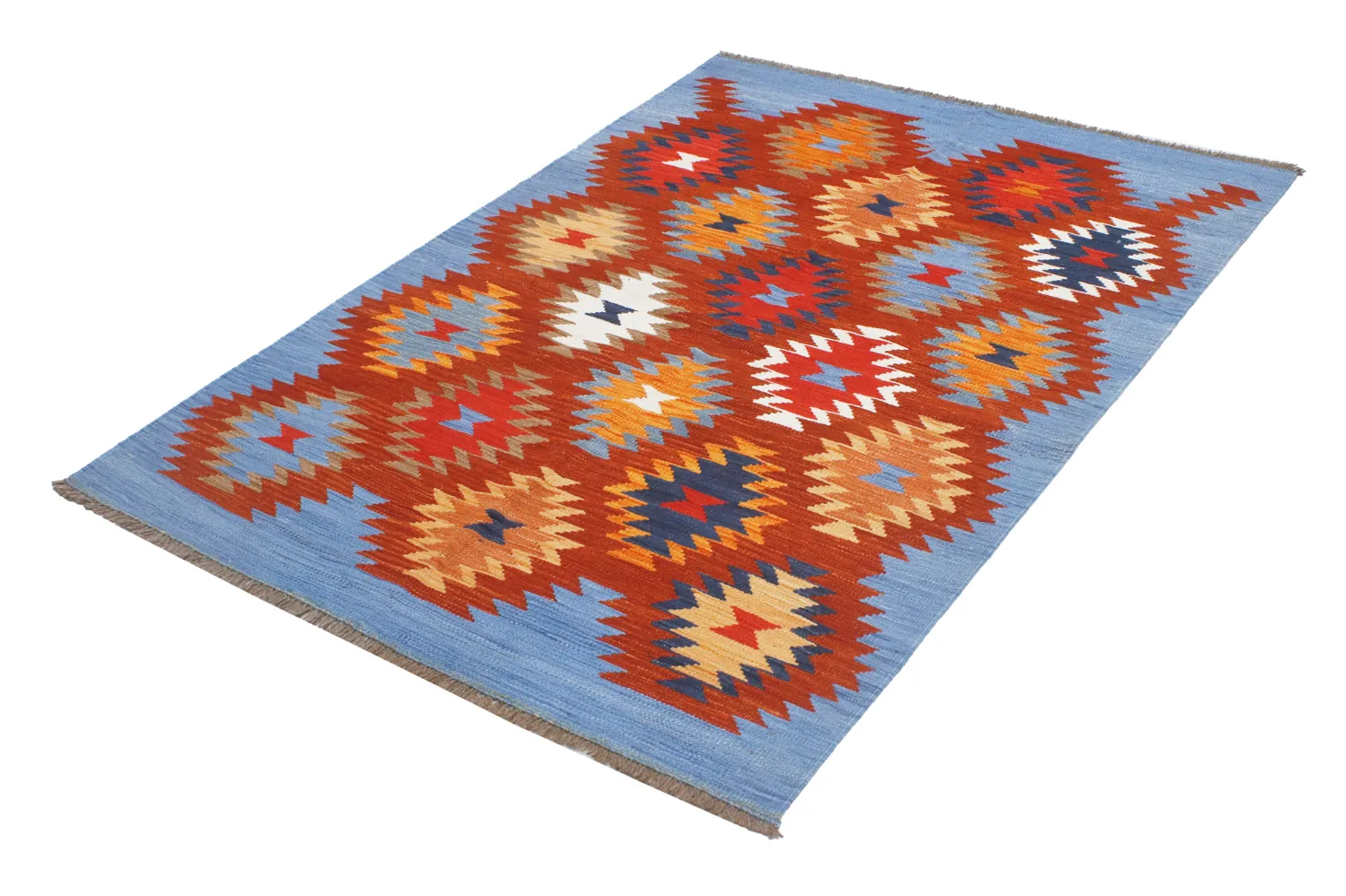 Orientalsk Teppe - Hazara Kelim Hand Woven - 135 x 184 cm