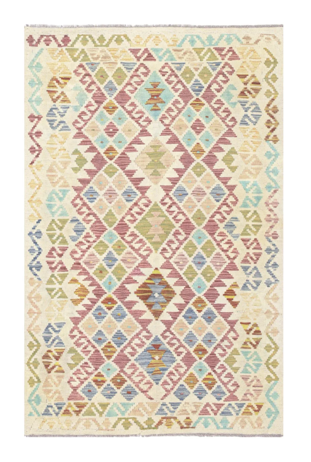 Orientalsk Teppe - Vegi Kelim Hand Woven - 99 x 155 cm