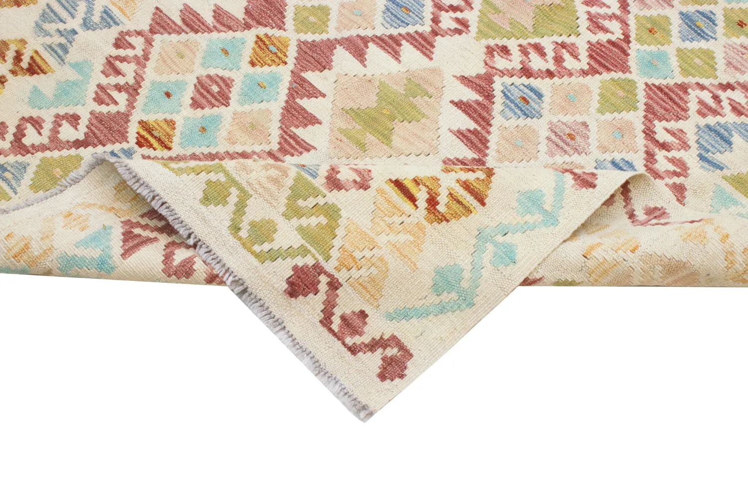 Orientalsk Teppe - Vegi Kelim Hand Woven - 99 x 155 cm