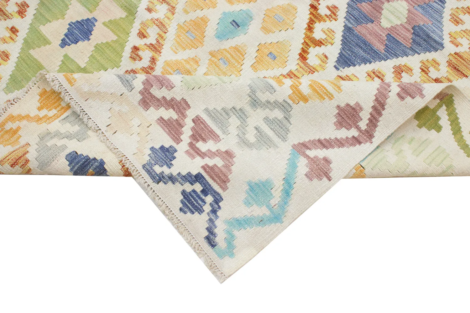 Orientalsk Teppe - Vegi Kelim Hand Woven - 159 x 200 cm
