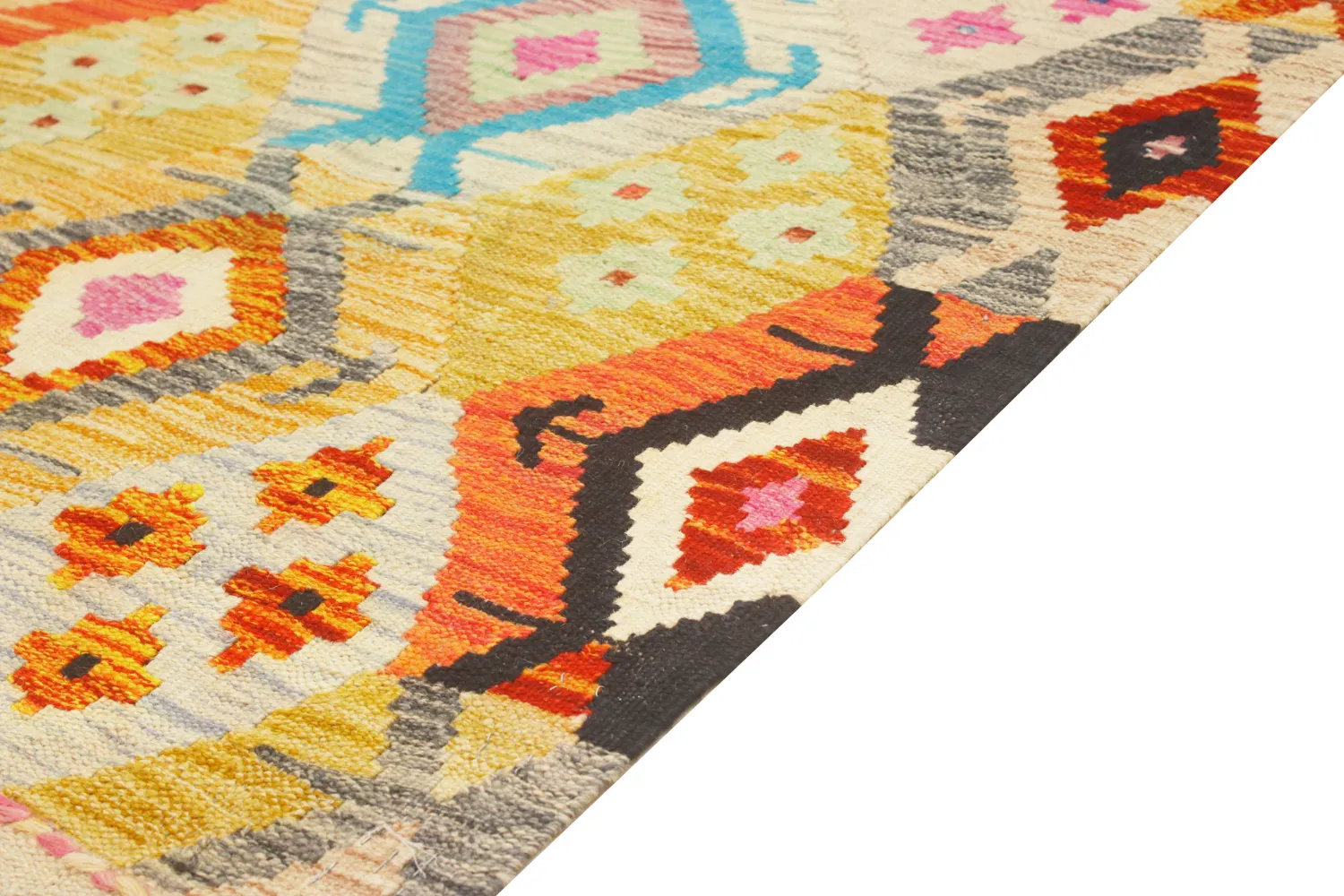 Orientalsk Teppe - Vegi Kelim Hand Woven - 86 x 125 cm