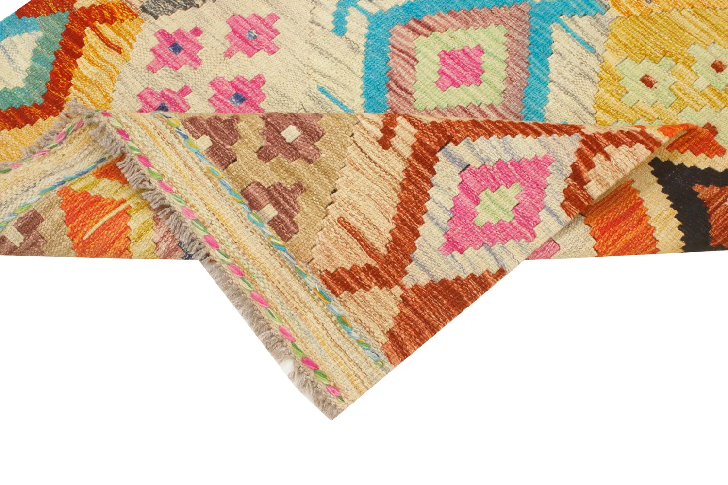 Orientalsk Teppe - Vegi Kelim Hand Woven - 86 x 125 cm