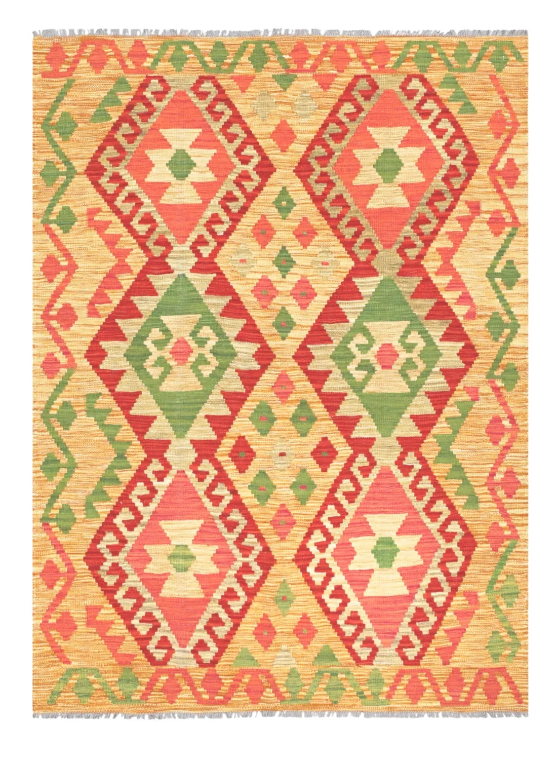 Orientalsk Teppe - Vegi Kelim Hand Woven - 129 x 177 cm