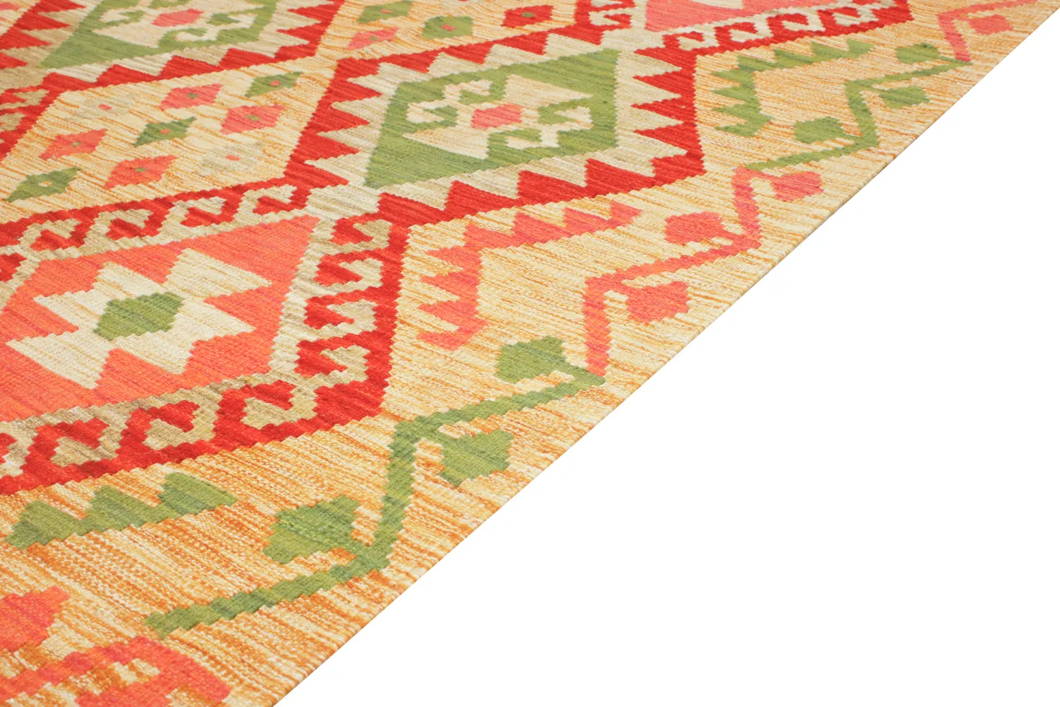 Orientalsk Teppe - Vegi Kelim Hand Woven - 129 x 177 cm