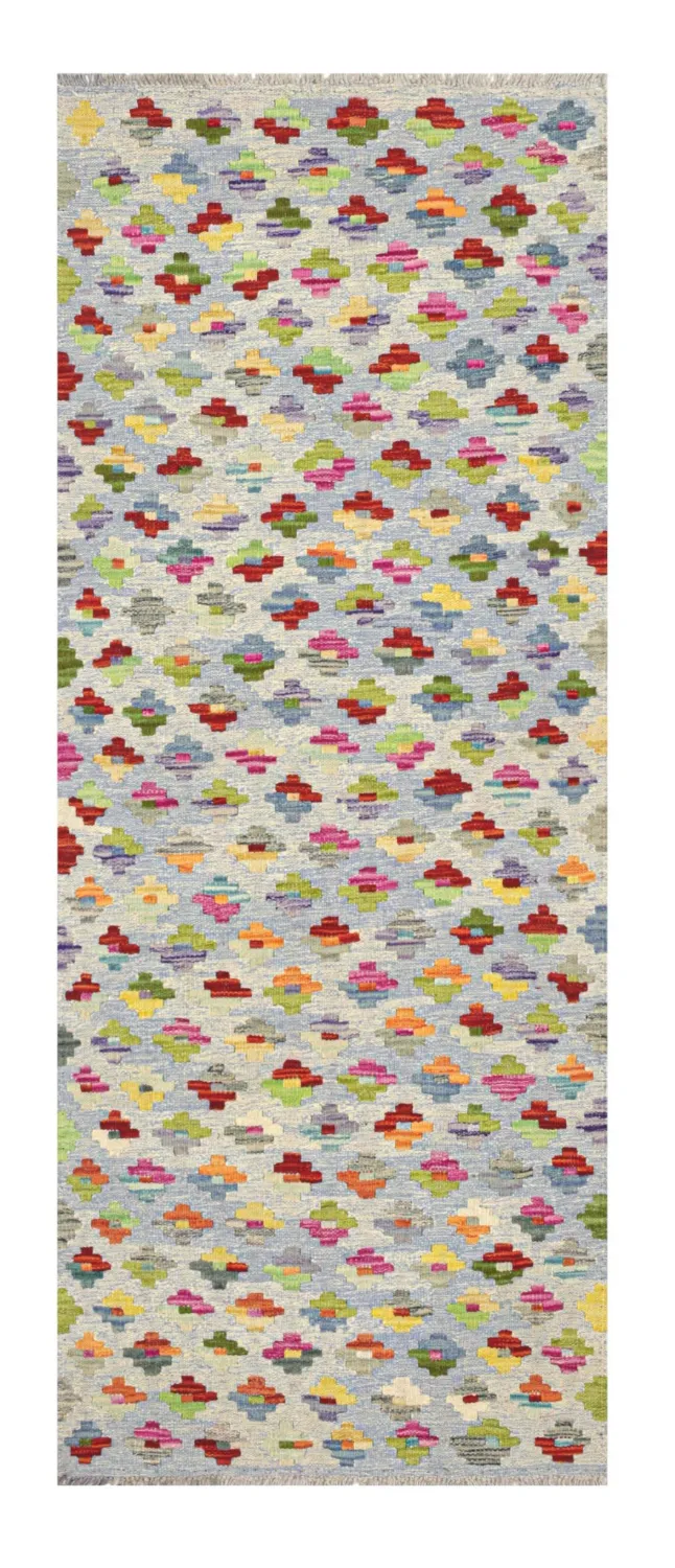 Orientalsk Teppe - Vegi Kelim Hand Woven - 77 x 197 cm