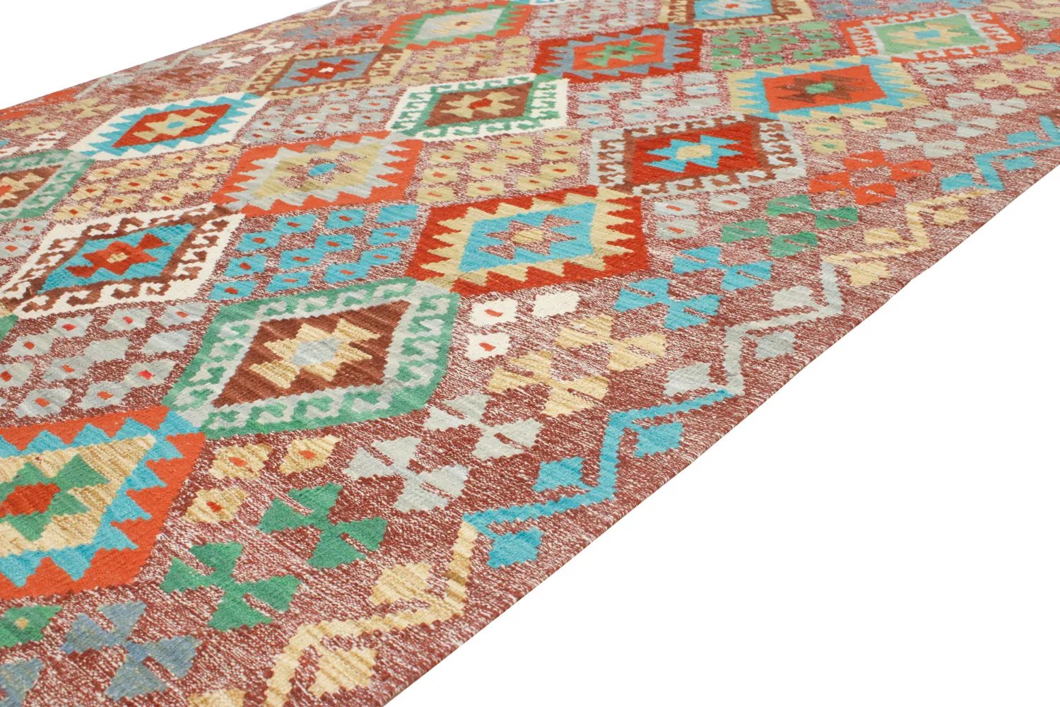 Orientalsk Teppe - Vegi Kelim Hand Woven - 174 x 241 cm