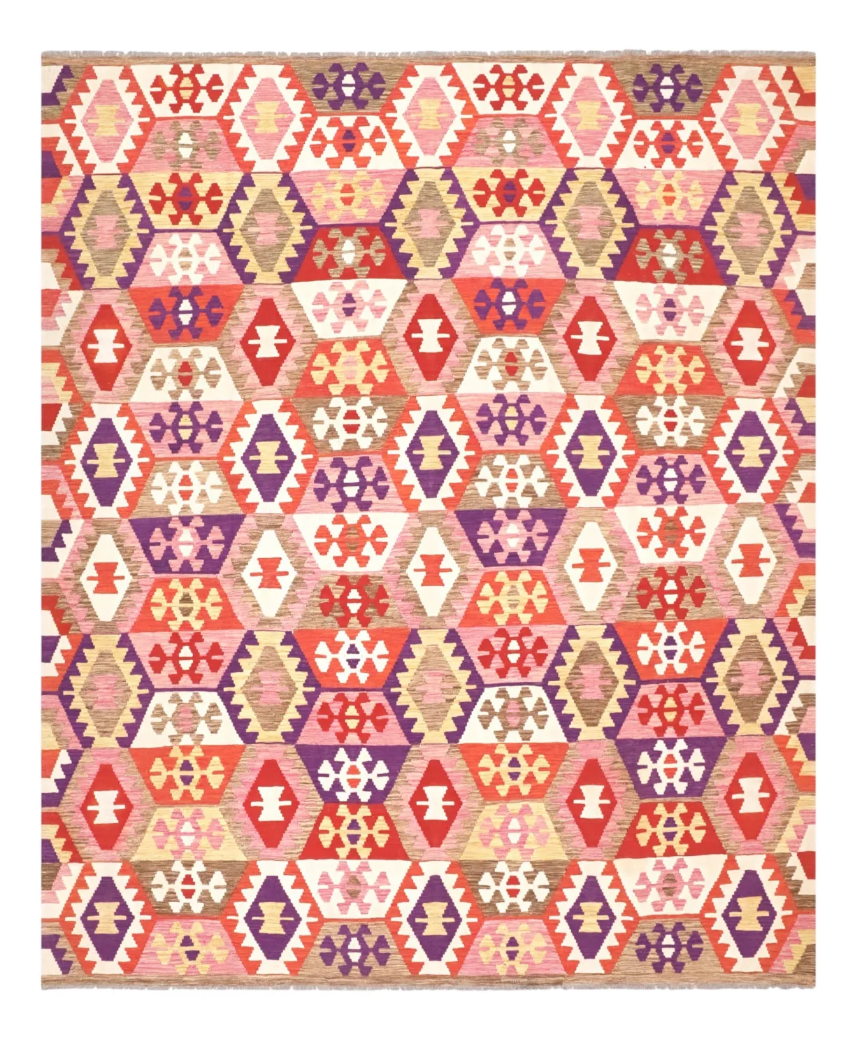 Orientalsk Teppe - Vegi Kelim Hand Woven - 251 x 300 cm