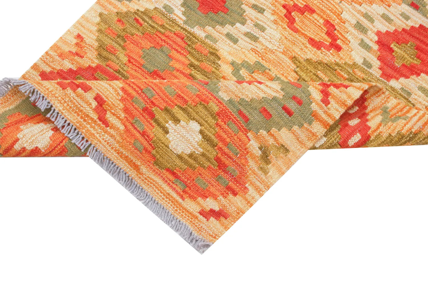 Orientalsk Teppe - Vegi Kelim Hand Woven - 54 x 86 cm