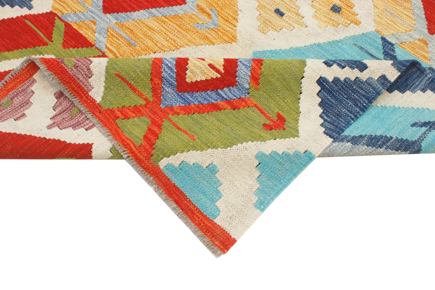 Orientalsk Teppe - Vegi Kelim Hand Woven - 114 x 172 cm