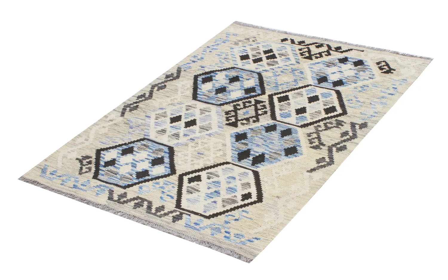 Orientalsk Teppe - Vegi Kelim Hand Woven - 83 x 117 cm