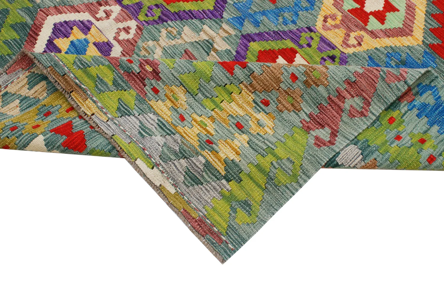 Orientalsk Teppe - Vegi Kelim Hand Woven - 199 x 290 cm