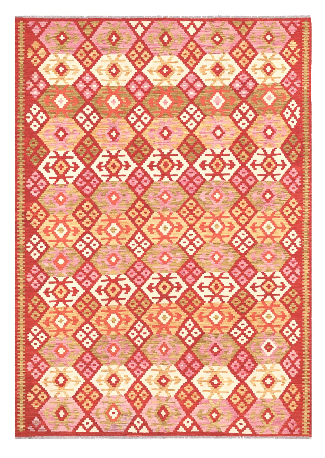 Orientalsk Teppe - Vegi Kelim Hand Woven - 207 x 294 cm