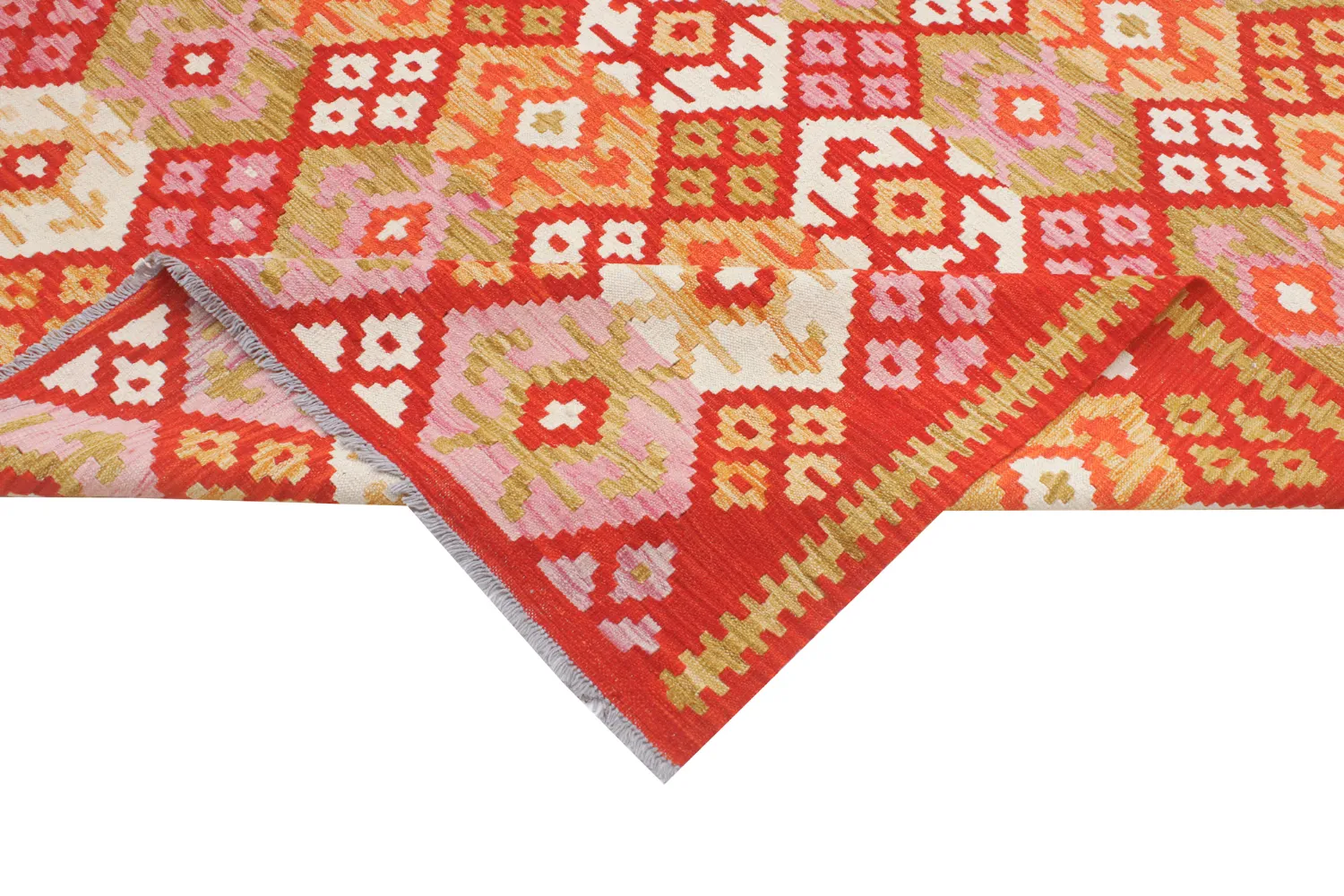 Orientalsk Teppe - Vegi Kelim Hand Woven - 207 x 294 cm