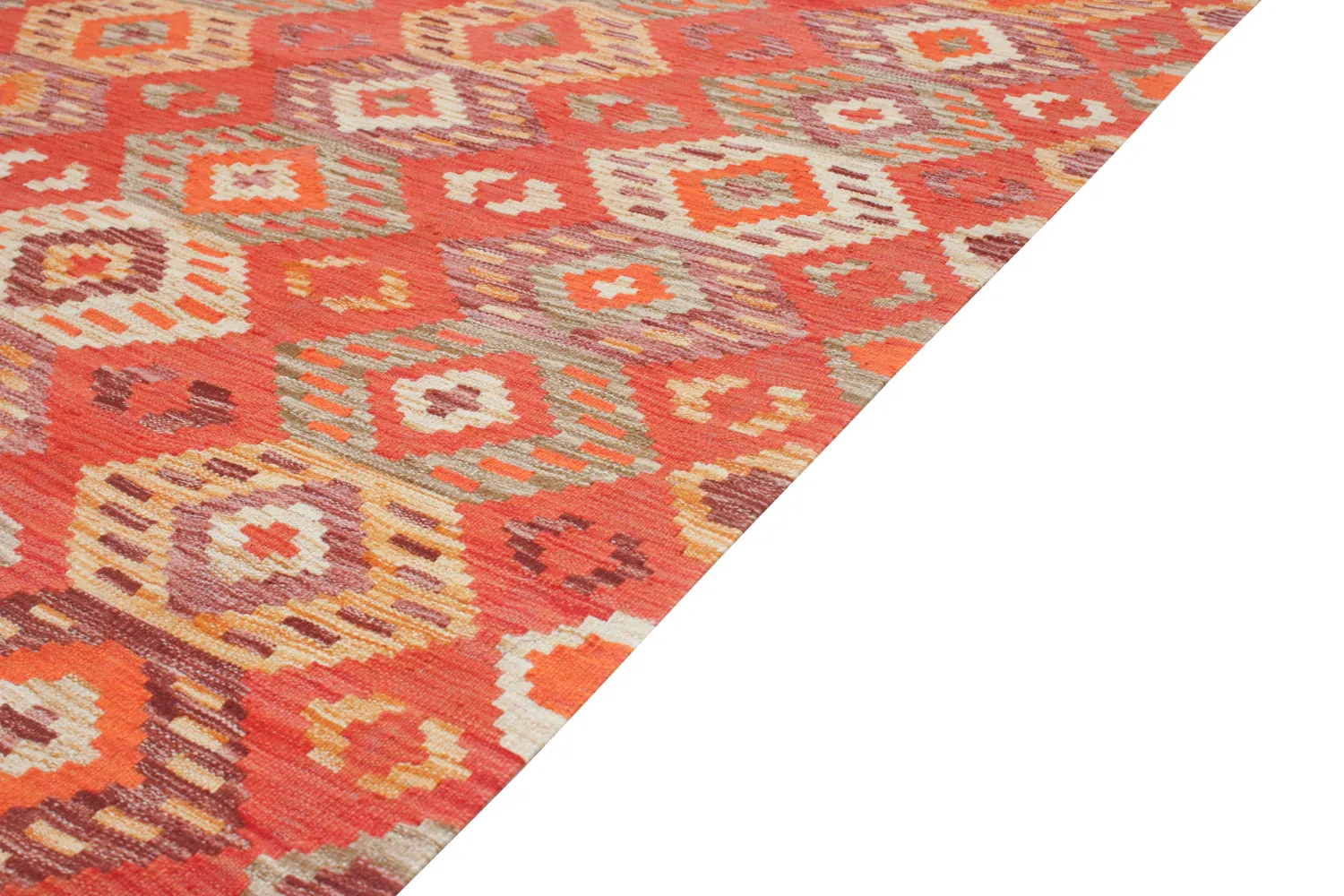 Orientalsk Teppe - Vegi Kelim Hand Woven - 123 x 172 cm