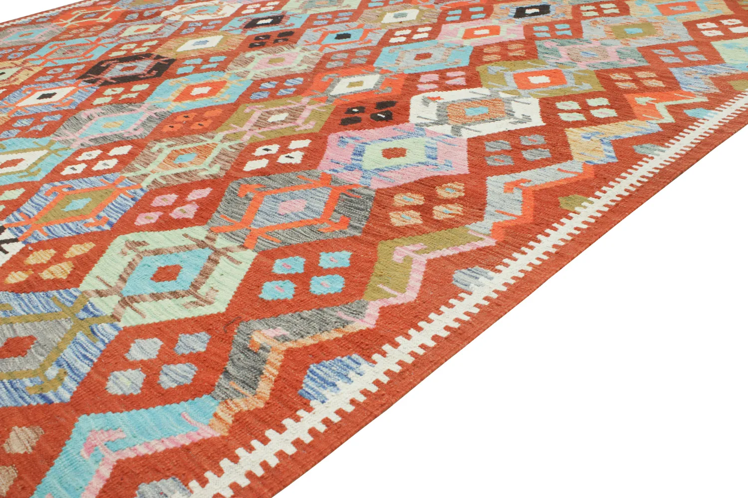 Orientalsk Teppe - Vegi Kelim Hand Woven - 253 x 295 cm