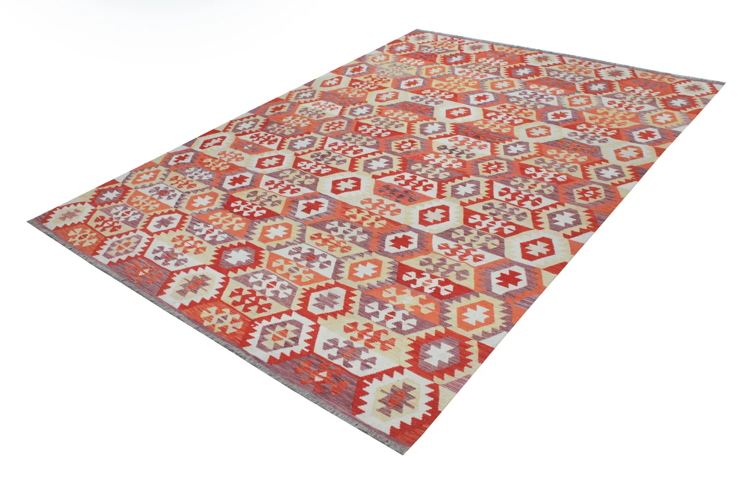Orientalsk Teppe - Vegi Kelim Hand Woven - 248 x 352 cm