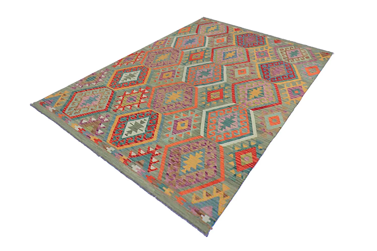 Orientalsk Teppe - Vegi Kelim Hand Woven - 178 x 248 cm