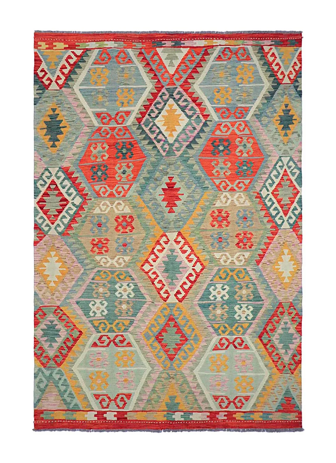 Orientalsk Teppe - Vegi Kelim Hand Woven - 171 x 253 cm