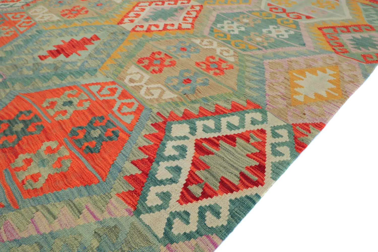 Orientalsk Teppe - Vegi Kelim Hand Woven - 171 x 253 cm