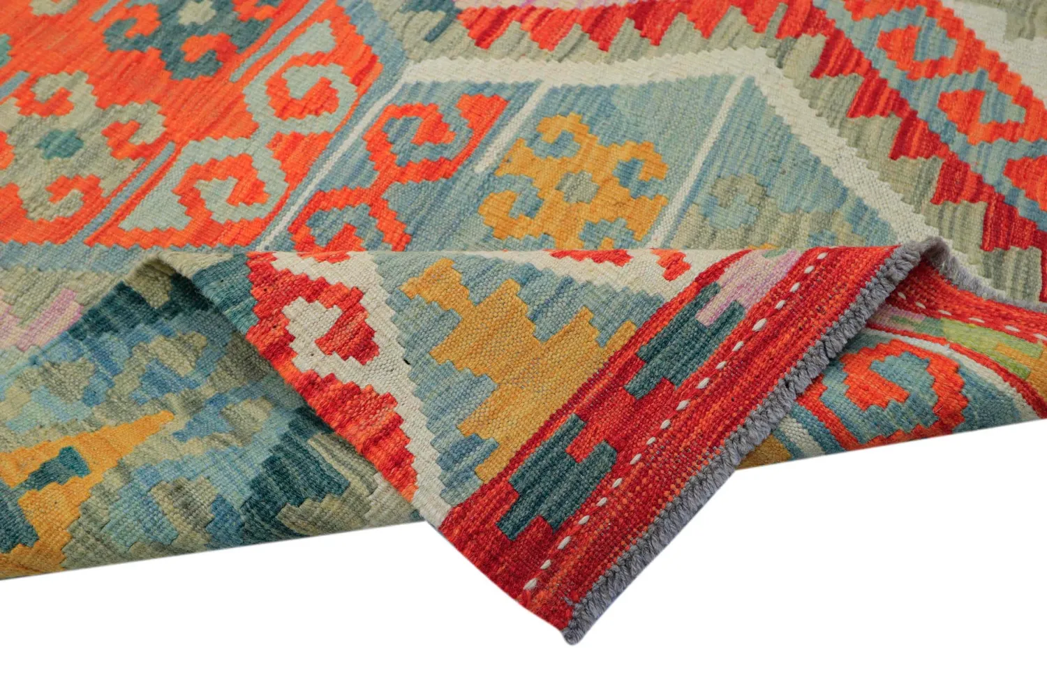 Orientalsk Teppe - Vegi Kelim Hand Woven - 171 x 253 cm