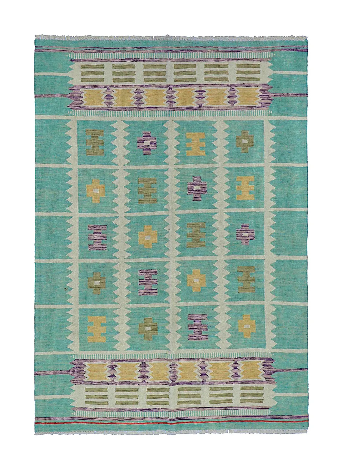 Orientalsk Teppe - Vegi Kelim Hand Woven - 124 x 179 cm