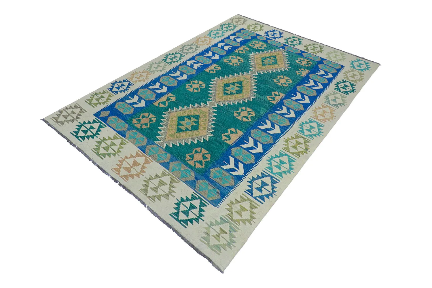 Orientalsk Teppe - Vegi Kelim Hand Woven - 171 x 250 cm