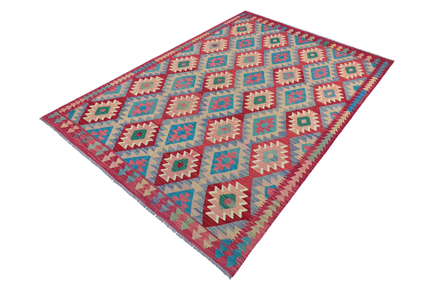 Orientalsk Teppe - Vegi Kelim Hand Woven - 175 x 245 cm