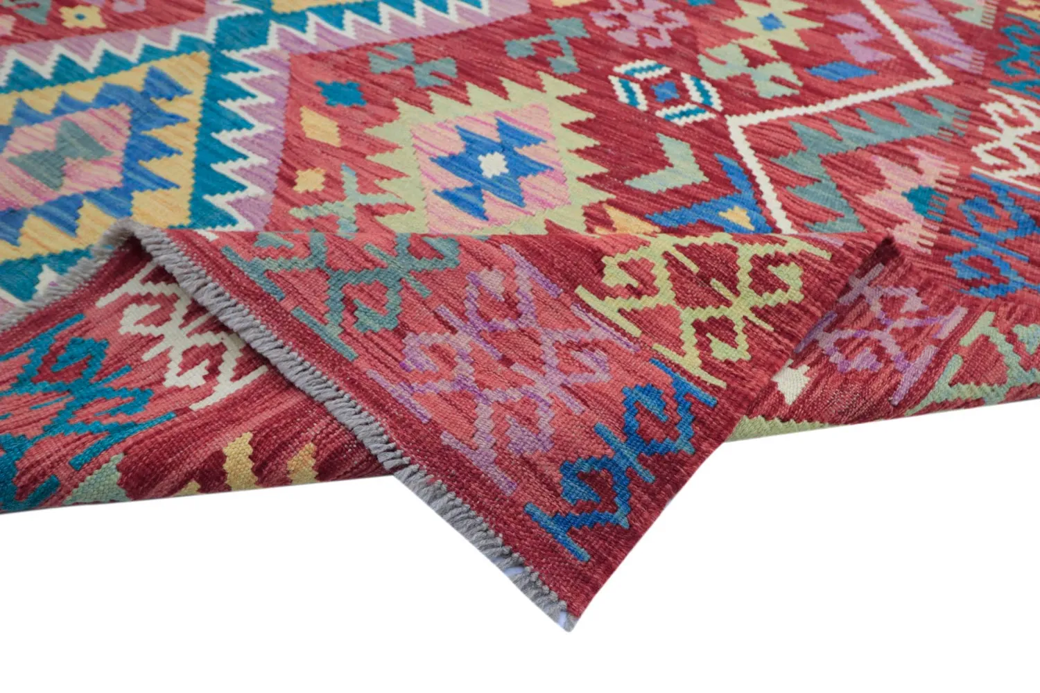 Orientalsk Teppe - Vegi Kelim Hand Woven - 161 x 243 cm