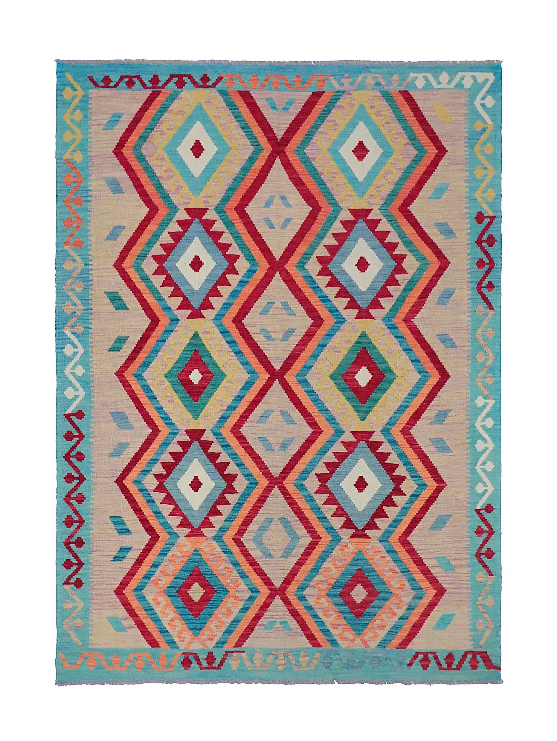 Orientalsk Teppe - Vegi Kelim Hand Woven - 175 x 247 cm