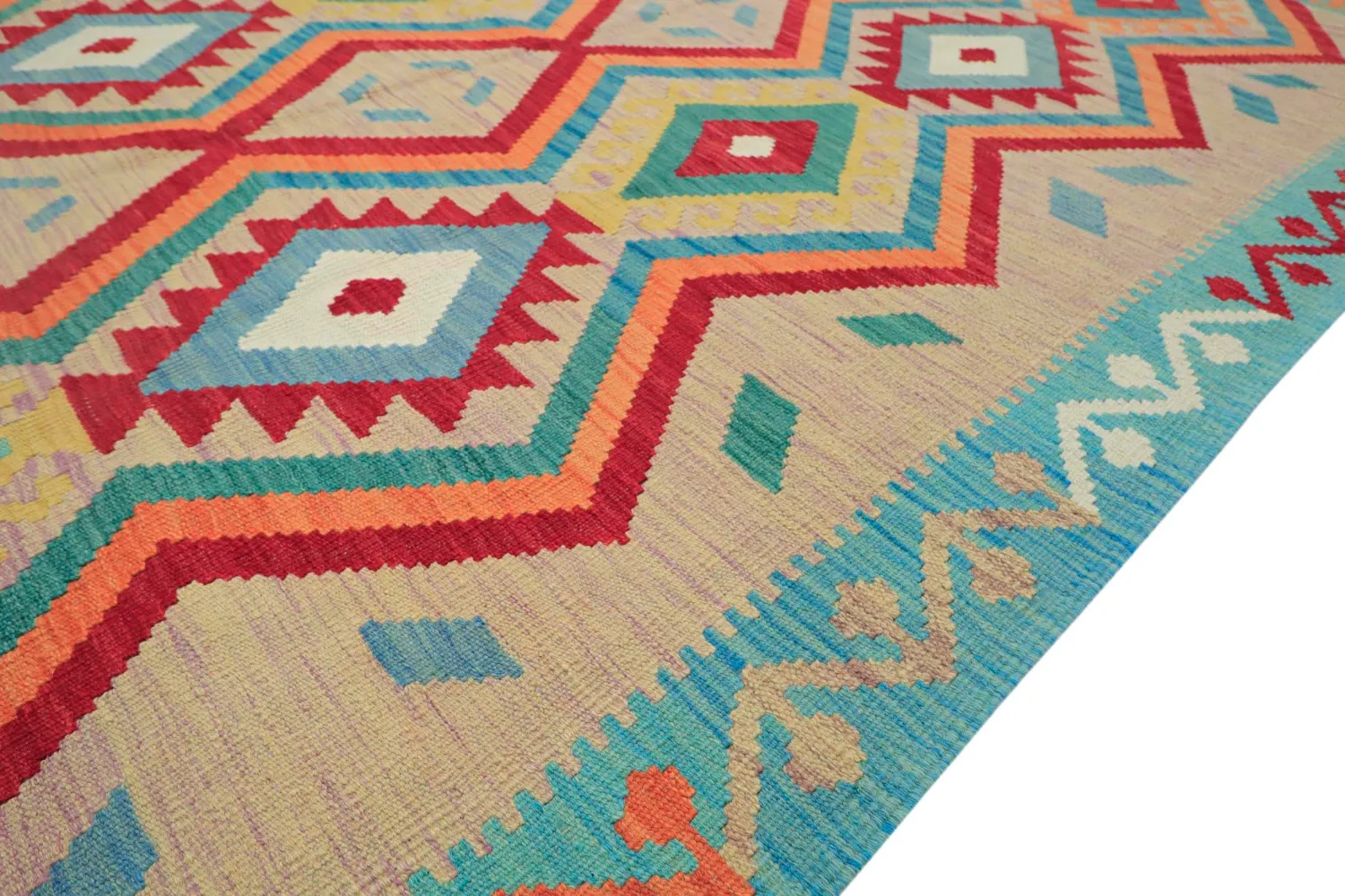 Orientalsk Teppe - Vegi Kelim Hand Woven - 175 x 247 cm