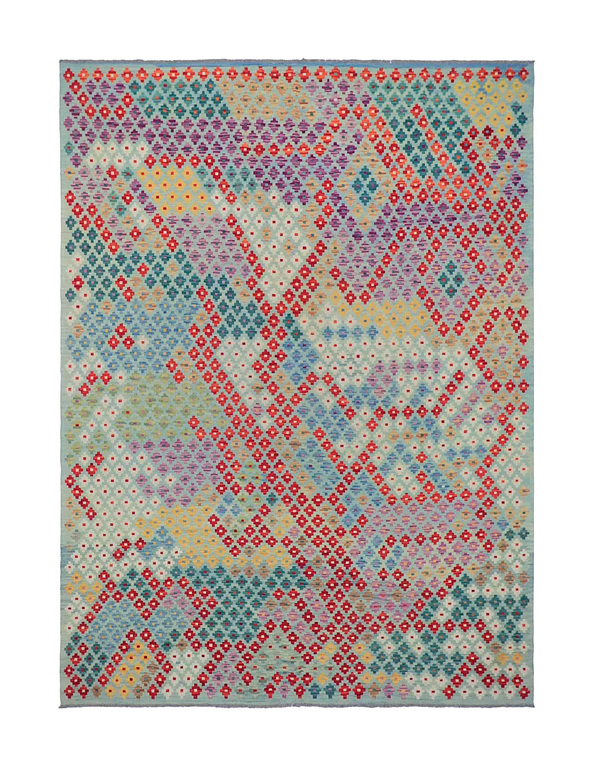 Orientalsk Teppe - Vegi Kelim Hand Woven - 211 x 288 cm