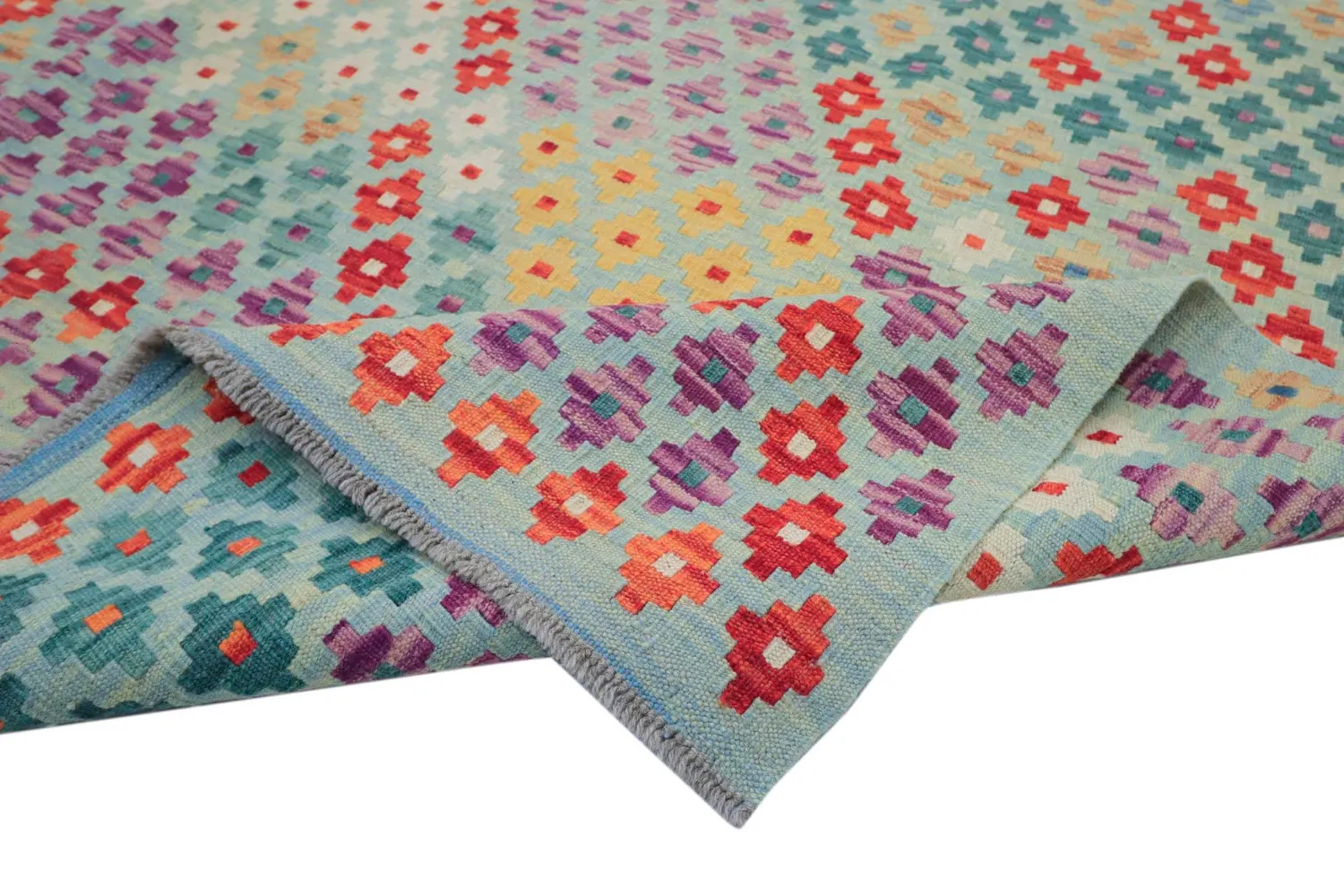 Orientalsk Teppe - Vegi Kelim Hand Woven - 211 x 288 cm