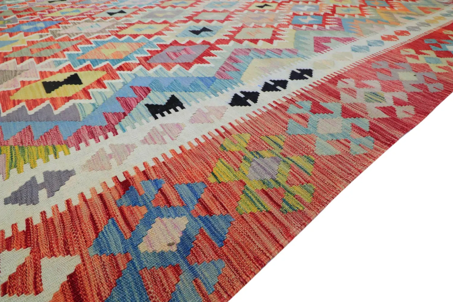 Orientalsk Teppe - Vegi Kelim Hand Woven - 323 x 415 cm