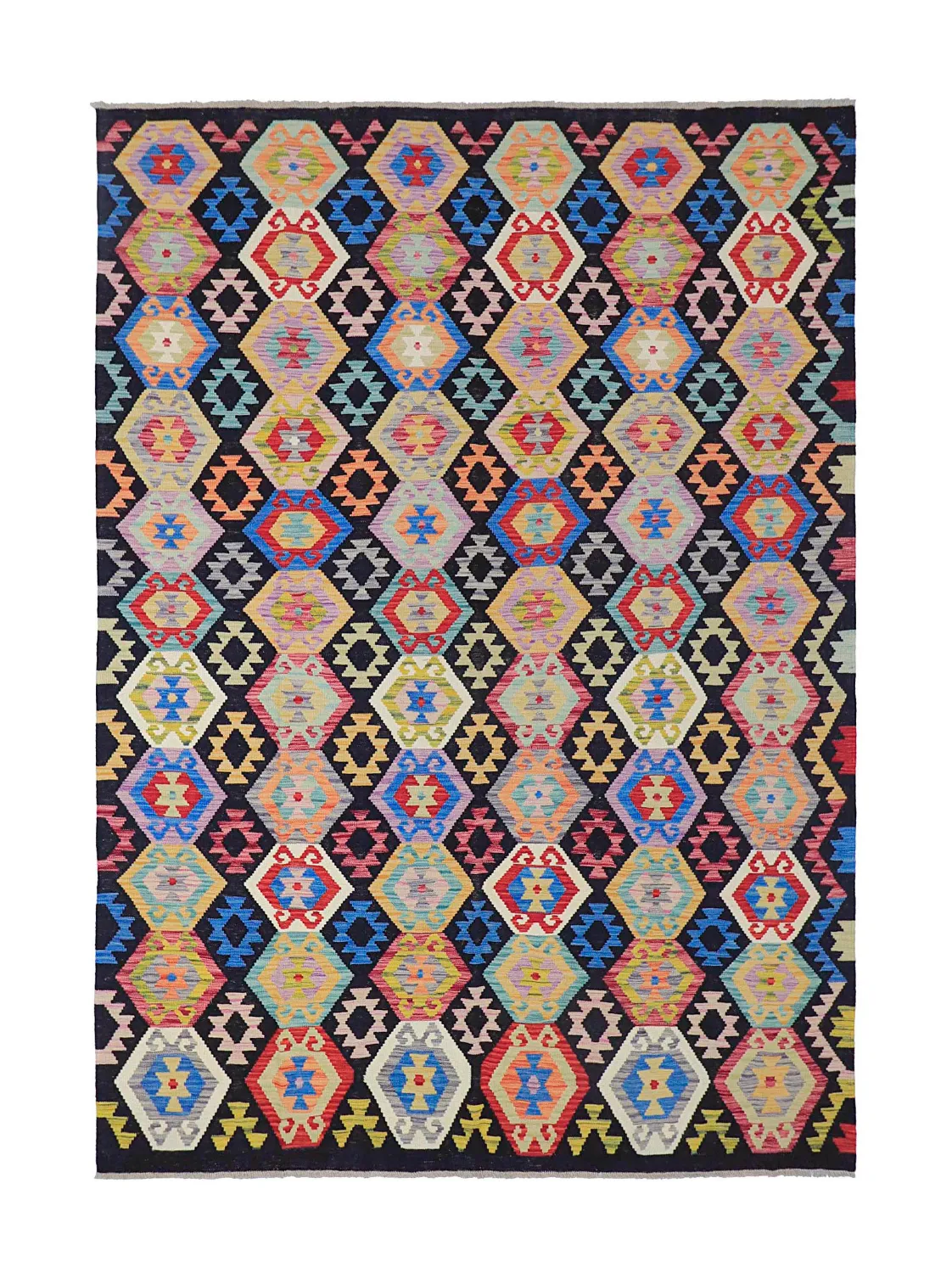 Orientalsk Teppe - Vegi Kelim Hand Woven - 204 x 294 cm