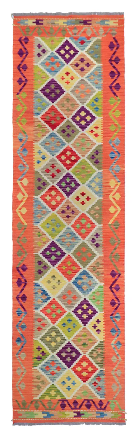 Orientalsk Teppe - Vegi Kelim Hand Woven - 79 x 298 cm
