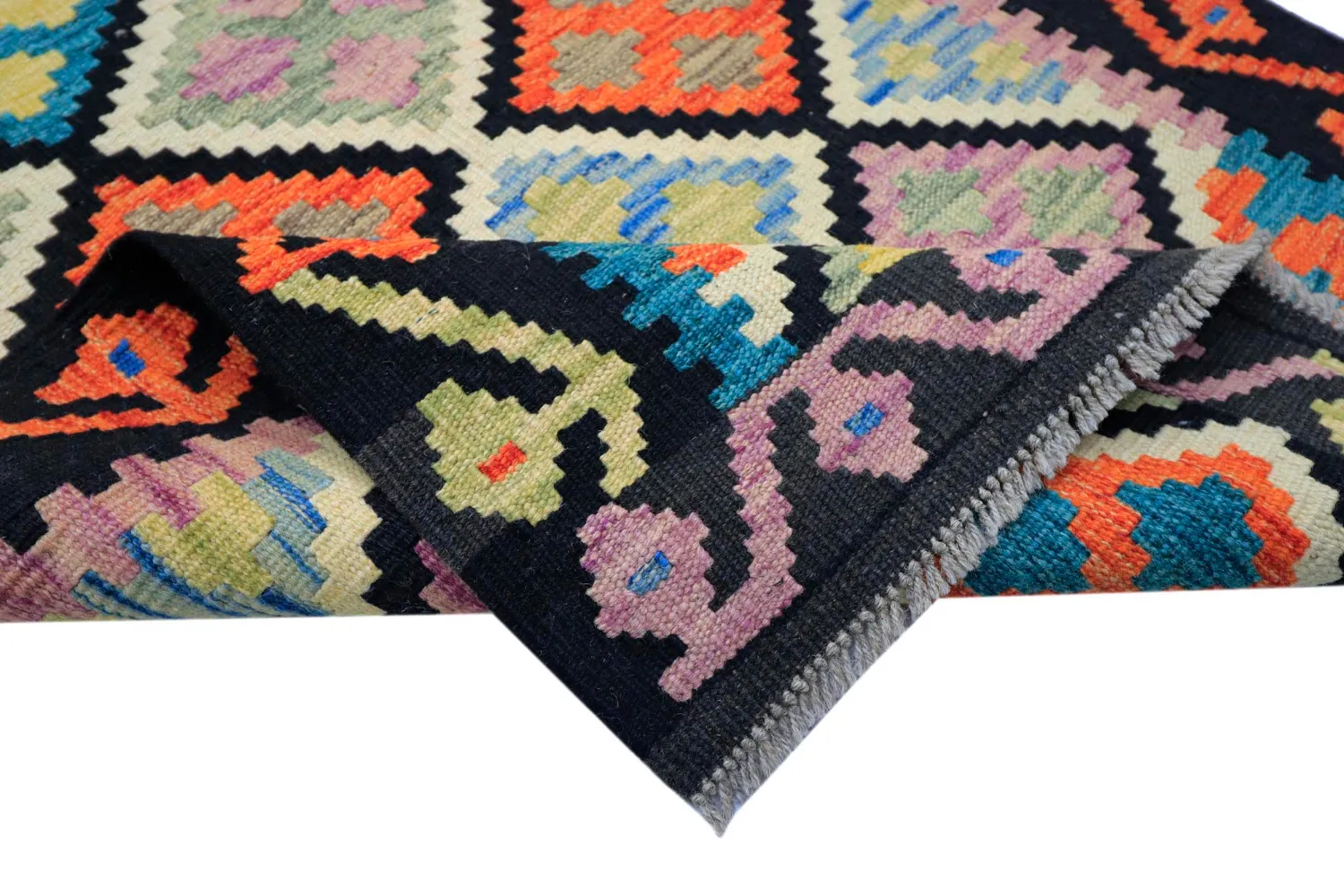 Orientalsk Teppe - Vegi Kelim Hand Woven - 80 x 268 cm
