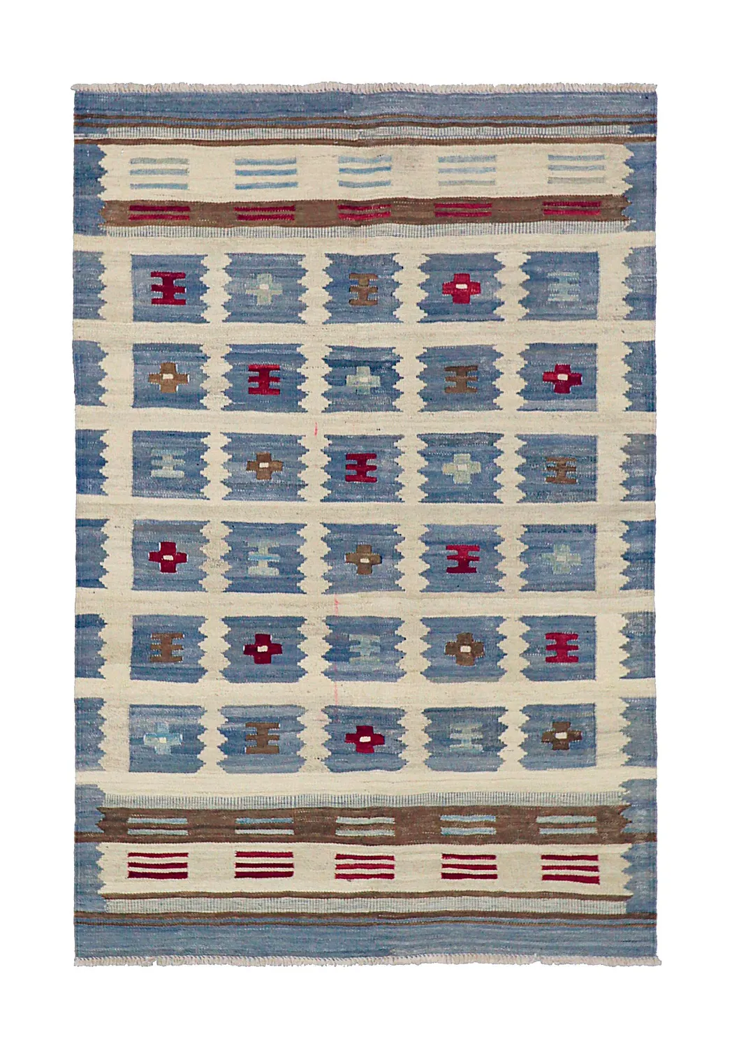 Orientalsk Teppe - Vegi Kelim Hand Woven - 98 x 151 cm