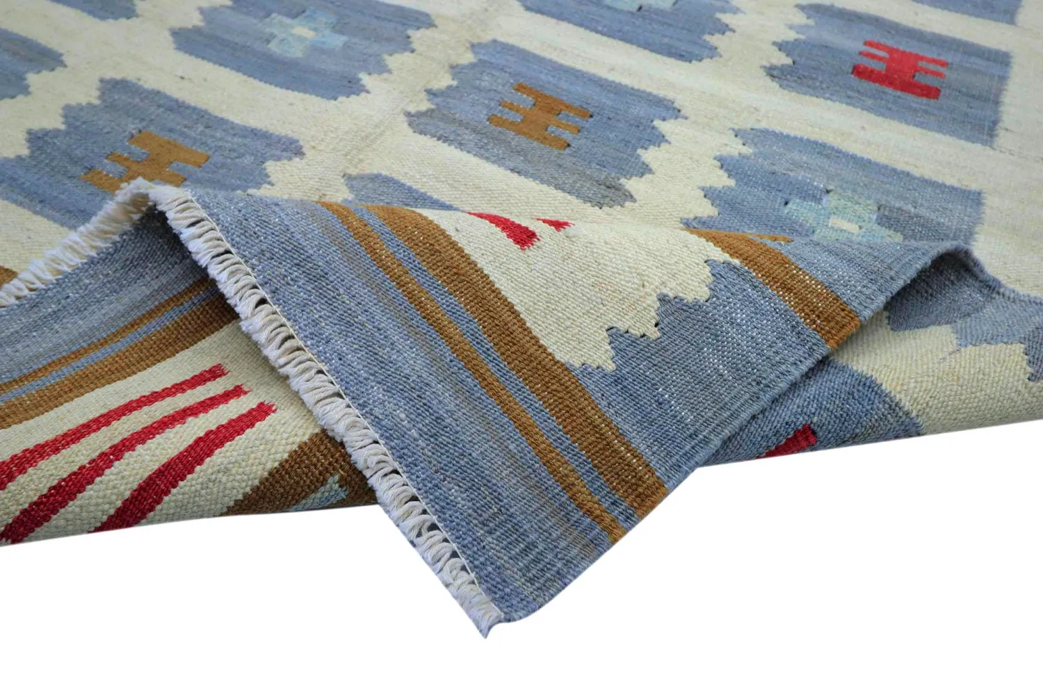 Orientalsk Teppe - Vegi Kelim Hand Woven - 100 x 148 cm