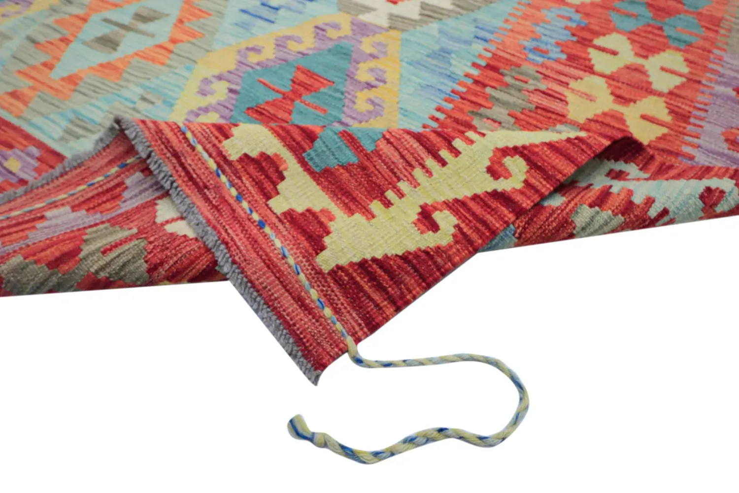 Orientalsk Teppe - Vegi Kelim Hand Woven - 199 x 295 cm