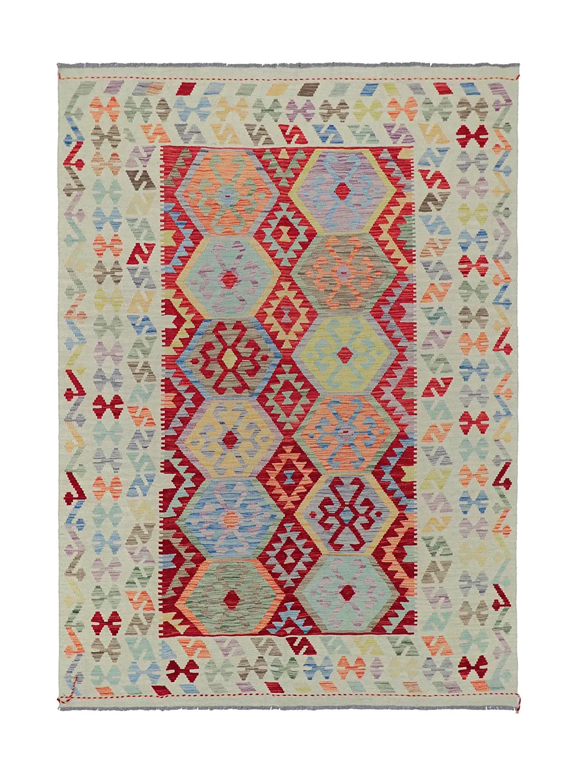 Orientalsk Teppe - Vegi Kelim Hand Woven - 176 x 247 cm