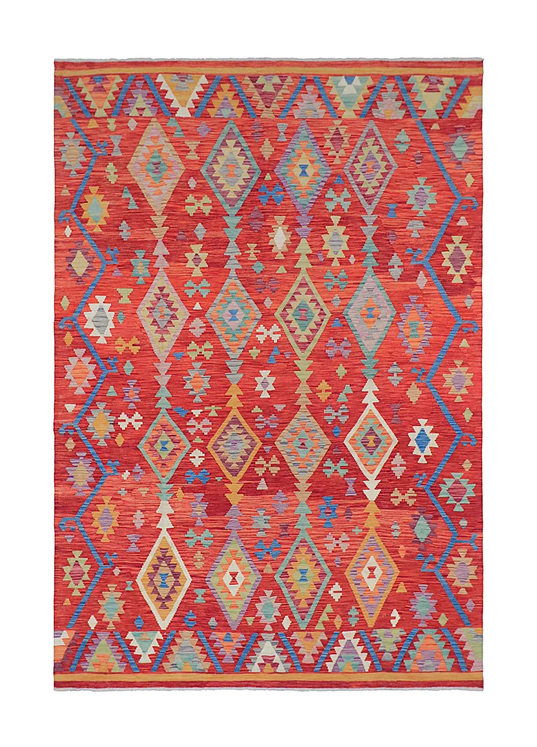 Orientalsk Teppe - Vegi Kelim Hand Woven - 201 x 300 cm