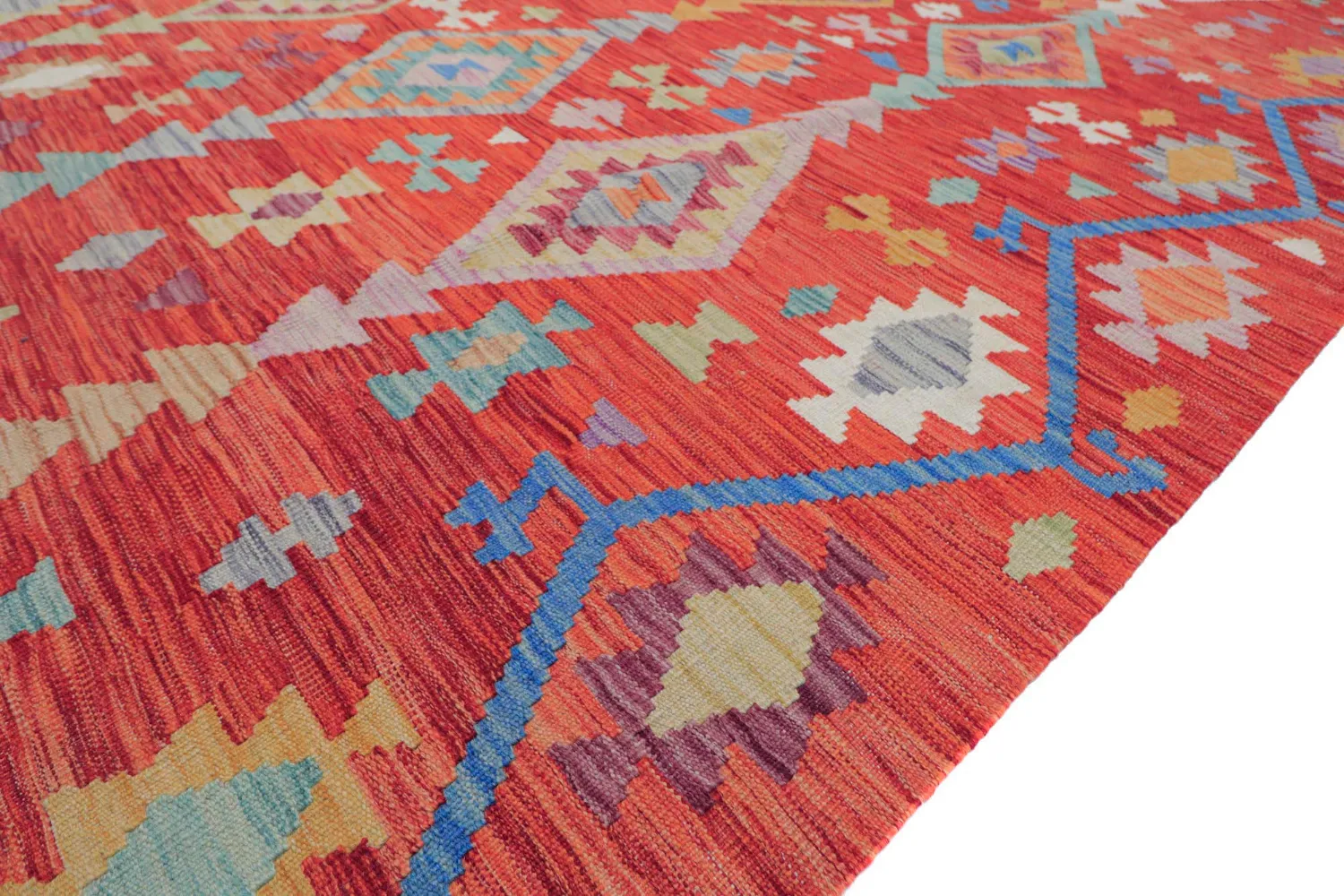 Orientalsk Teppe - Vegi Kelim Hand Woven - 201 x 300 cm